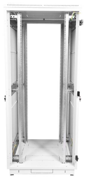 Шкаф коммутационный ЦМО (ШТК-М-42.8.8-44АА) напольный 42U 800x800мм пер.дв.перфор. задн.дв.стал.лист 2 бок.пан. 500кг белый 655мм 117.9кг 180град. 2030мм IP20 металл