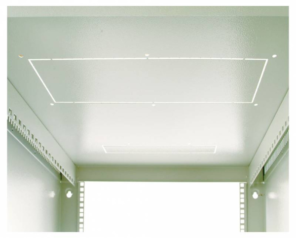 Шкаф коммутационный ЦМО (ШРН-12.650.1) настенный 12U 600x650мм пер.дв.стал.лист несъемн.бок.пан. 100кг серый 605мм 23.1кг 180град. 632мм