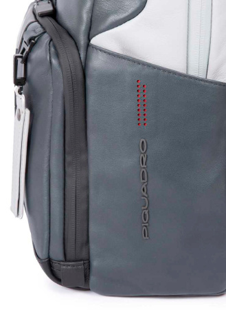 Рюкзак унисекс Piquadro Urban CA3214UB00BM/GRN серый/черный кожа