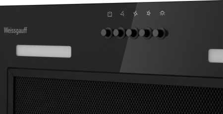 Вытяжка каминная Weissgauff Vetta 850 черный управление: кнопочное (1 мотор)