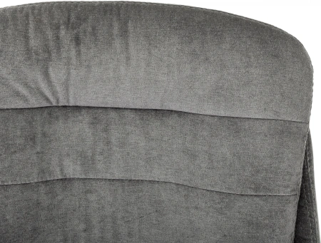 Кресло руководителя Бюрократ T-9950MSG-F Fabric серый Light-19 крестов. пластик подст.для ног