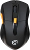Мышь Оклик 585MW черный оптическая (1600dpi) беспроводная USB для ноутбука (7but)