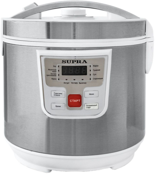 Мультиварка Supra MCS-4115 5л 900Вт серебристый/белый
