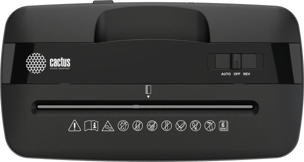 Шредер Cactus CS-SH-A3 (секр.P-4)/перекрестный/6лист./13лтр./скобы/пл.карты