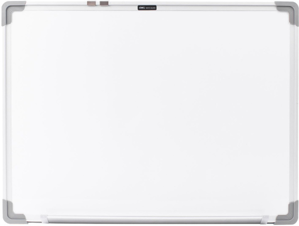 Доска магнитно-маркерная Deli E39032A лак белый 60x45см алюминиевая рама