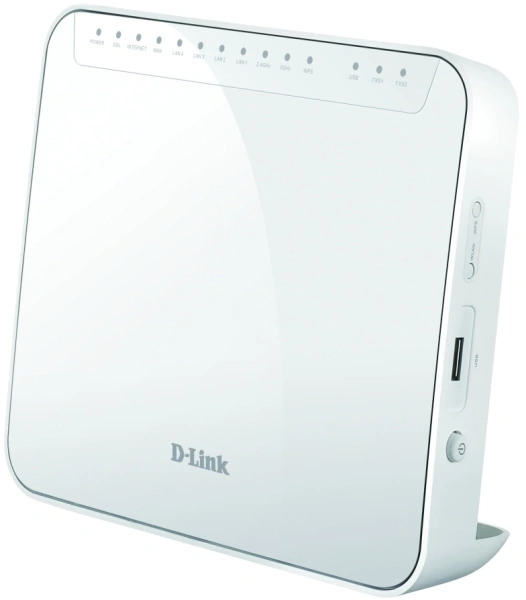 Маршрутизатор D-Link DSL-G2452GR/R1A AC1200 10/100/1000BASE-TX белый