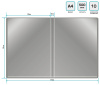 Папка с 10 прозр.вклад. Buro -ECB10GREY A4 пластик 0.5мм серый