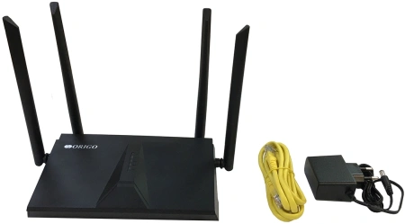 Роутер беспроводной Origo OWR1830AXG (OWR1830AXG/A1A) AX1800 10/100/1000BASE-T черный