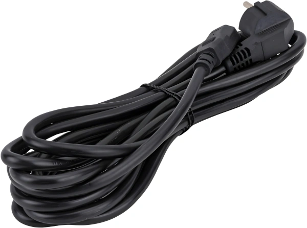 Шнур питания ITK PC-C13D-5M C13-Schuko проводник.:3x1.5мм2 5м 230В 10А (упак.:1шт) черный