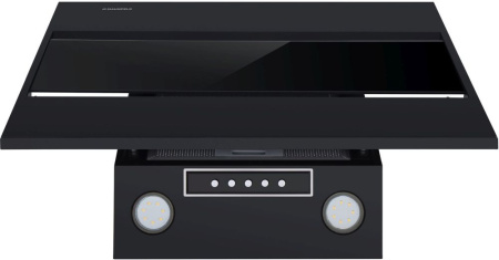 Вытяжка каминная Maunfeld Bridge 60 черный/черное стекло управление: кнопочное (1 мотор)