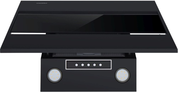 Вытяжка каминная Maunfeld Bridge 60 черный/черное стекло управление: кнопочное (1 мотор)