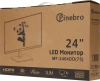 Монитор Pinebro 23.8" MF-2404DD черный IPS LED 5ms 16:9 DVI HDMI M/M матовая 250cd 178гр/178гр 1920x1080 75Hz FreeSync VGA DP FHD 2.7кг