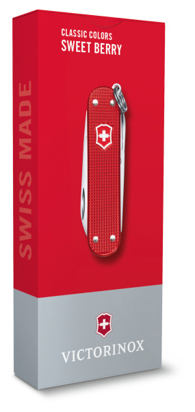 Нож перочинный Victorinox Classic Sweet Berry (0.6221.201G) 58мм 5функц. карт.коробка
