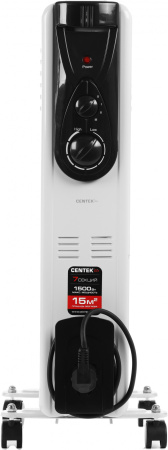 Радиатор масляный Centek CT-6200 1500Вт белый