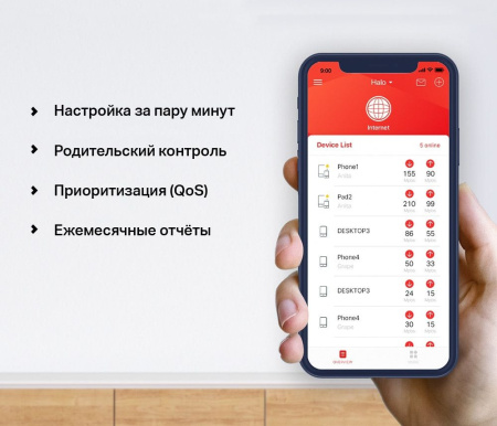 Бесшовный Mesh роутер Mercusys Halo H30G(2-pack) AC1300 10/100/1000BASE-TX белый (упак.:2шт)