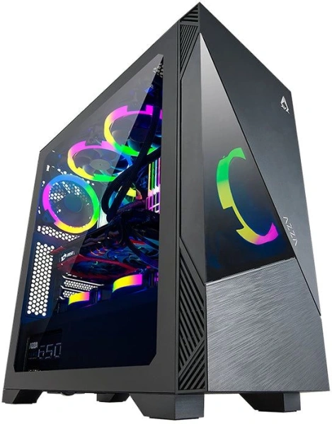 Корпус Azza Eclipse черный без БП ATX 4x120mm 2xUSB2.0 1xUSB3.0 audio bott PSU