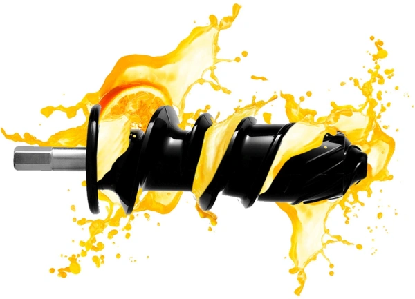 Соковыжималка шнековая Kitfort KT-1110-1 150Вт белый/зеленый