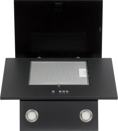 Вытяжка каминная Elikor Рубин 60П-650-К3Д черный управление: кнопочное (1 мотор)