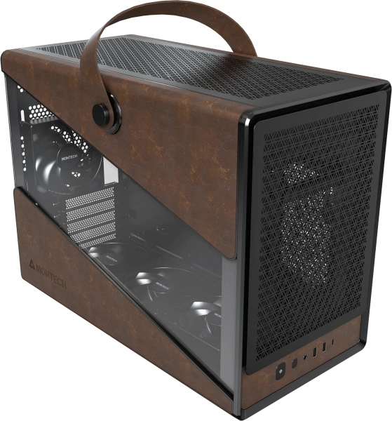 Корпус Montech Heritage PRO (B) черный без БП mATX 4x120mm 2x140mm 2xUSB3.0 audio bott PSU