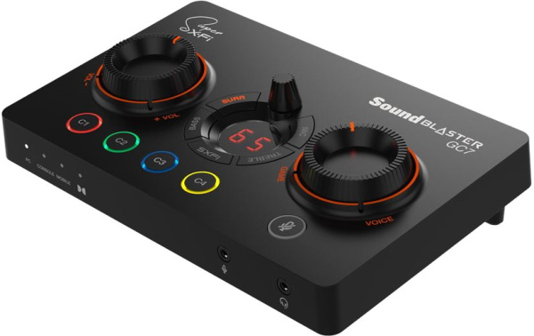 Звуковая карта Creative USB Sound BlasterX GC7 (Super X-Fi Ultra DSP) 7.1 Ret