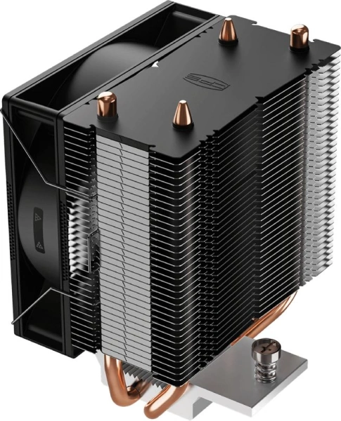 Устройство охлаждения(кулер) PcCooler R200 Soc-AM5/AM4/1200/1700/1851 черный 3-pin 30dB Al+Cu 110W Ret (R200-XXNWYX-US)
