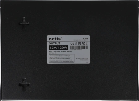 Коммутатор Netis P110GH (L2) 8x100Мбит/с 2x1Гбит/с 1SFP 8PoE 8PoE+ 120W неуправляемый