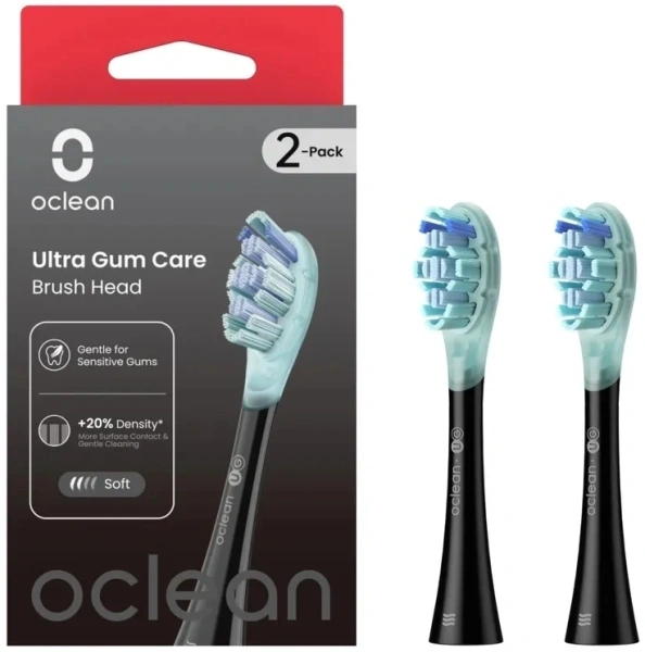 Насадка для зубных щеток Oclean UG02 Black (упак.:2шт)