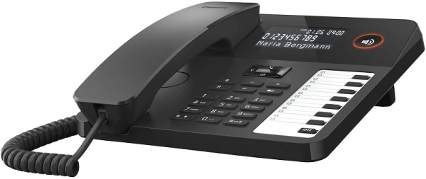 Телефон проводной Gigaset DESK 600 черный