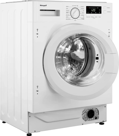 Стиральная машина Weissgauff WMI 6147 Inverter Steam класс:A+++ загрузка до 7кг отжим:1400об/мин белый инвертер
