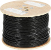 Кабель сетевой Buro BU-COP-050-OUTDOOR UTP 4 пары cat.5E solid 0.50мм Cu 305м черный outdoor стальной трос