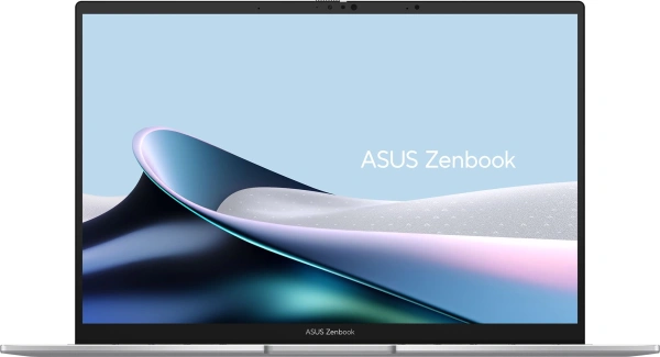Ноутбук Asus Zenbook 14 OLED UX3405MA-QD1017 Core Ultra 9 185H 32Gb SSD512Gb Intel Arc 14" OLED FHD+ (1920x1200) без ОС silver WiFi BT Cam Bag (90NB11R2-M01UC0)