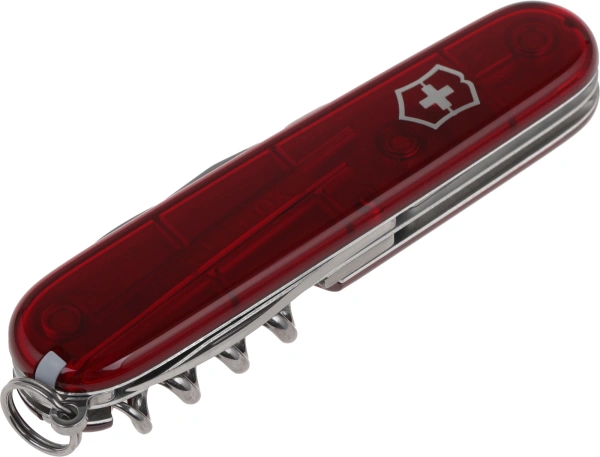 Нож перочинный Victorinox Spartan (1.3603.T) 91мм 12функц. красный полупрозрачный карт.коробка