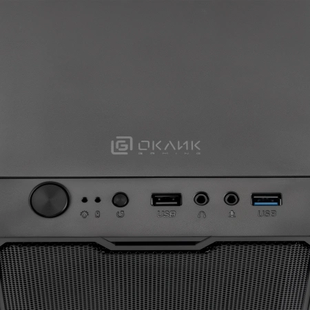Корпус Оклик OCC-MN301 черный без БП mATX 1xUSB2.0 1xUSB3.0 audio