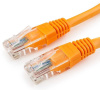 Патч-корд PP12-0.25M/O 1000G UTP 4 пары cat5E CCA molded 0.25м оранжевый RJ-45 (m)-RJ-45 (m)