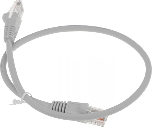 Патч-корд Buro LSZH UTP cat5E 0.5м серый RJ-45 (m)-RJ-45 (m) (UTP-5E-0,5M-G-LSZH)