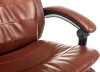 Кресло руководителя Бюрократ T-9950MSG-F коричневый эко.кожа крестов. пластик подст.для ног