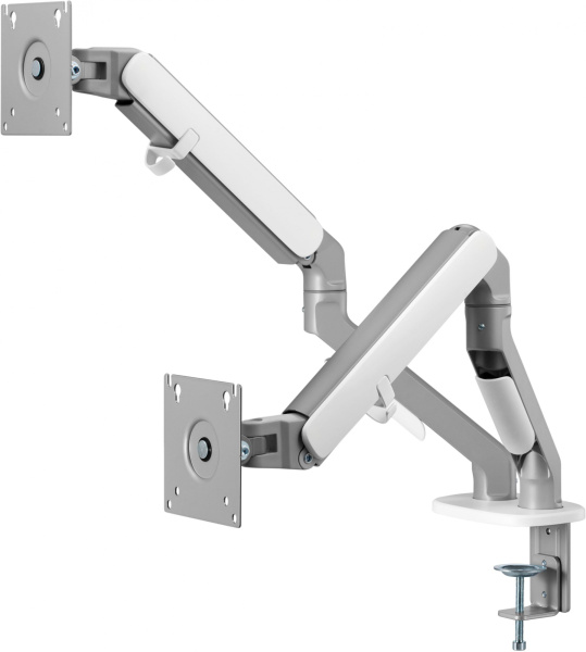 Кронштейн для мониторов Ultramounts UM735SIL серый/серебристый 17"-27" макс.7кг крепление к столешни