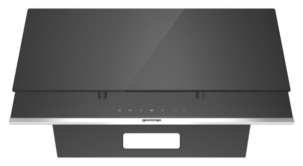 Вытяжка каминная Gorenje WHI649X21P черный управление: сенсорное (1 мотор)