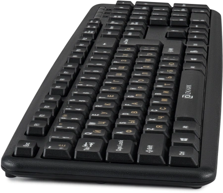 Клавиатура Оклик 130M черный USB