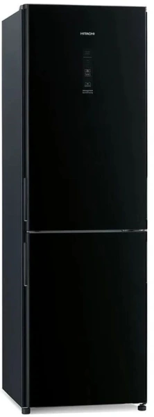 Холодильник Hitachi R-BG410PUC6X GBK 2-хкамерн. черный стекло (BG410PUC6X GBK)