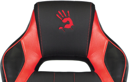 Кресло игровое A4Tech Bloody GC-300 черный/красный эко.кожа/ткань крестов.