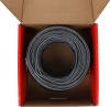 Кабель сетевой Buro UTP 4 пары cat5E solid 0.40мм Cu 305м серый