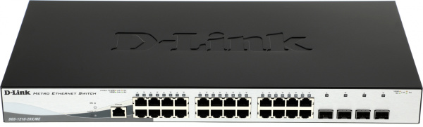 Коммутатор D-Link DGS-1210-28X/ME/B 24G 4SFP+ управляемый