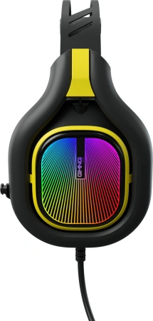 Наушники с микрофоном GMNG HS-L630G черный/желтый 2.2м мониторные оголовье (1533561)