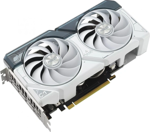 Видеокарта Asus PCI-E 4.0 DUAL-RTX4060TI-O8G-WHITE NV RTX4060TI 8Gb 128bit GDDR6 2565/18000/HDMIx1/D