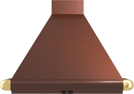 Вытяжка каминная Elikor Сатурн 50П-180-В1Л медный антик/золотистый управление: кнопочное (1 мотор)