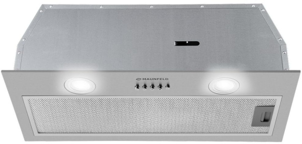 Вытяжка встраиваемая Maunfeld THAMES 601PM нержавеющая сталь управление: кнопочное (1 мотор)