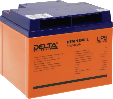 Батарея для ИБП Delta DTM 1240 L 12В 40Ач