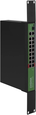 Коммутатор Digma DSP216F-1G-1C-R300 16x100Мбит/с 1x1Гбит/с 1xКомбо(1000BASE-T/SFP) 16PoE 16PoE+ 2PoE
