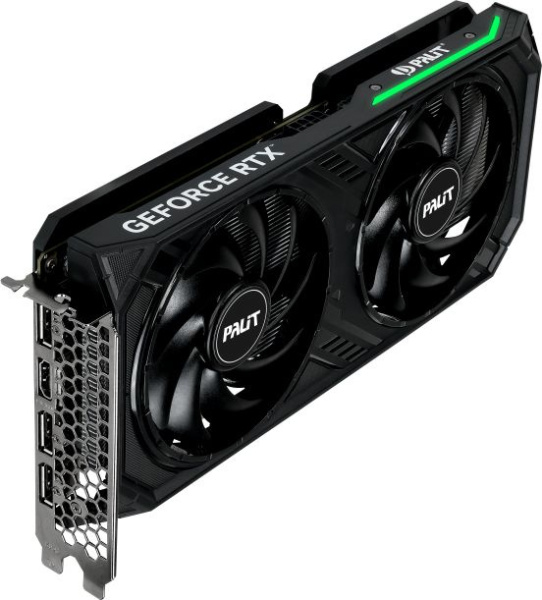 Видеокарта Palit PCI-E 4.0 RTX4060 DUAL NVIDIA GeForce RTX 4060 8Gb 128bit GDDR6 1830/17000 HDMIx1 DPx3 HDCP Ret